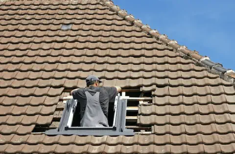 Pose de velux à Berson